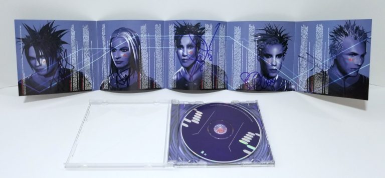 Orgy full band REAL hand SIGNED Vapor Transmission CD COA Autograph Jay Gordon +