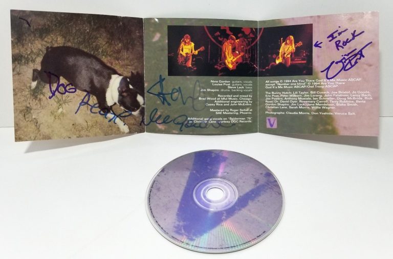 Nina Gordon & Louise Post of Veruca Salt SIGNED American Thighs CD COA Autograph