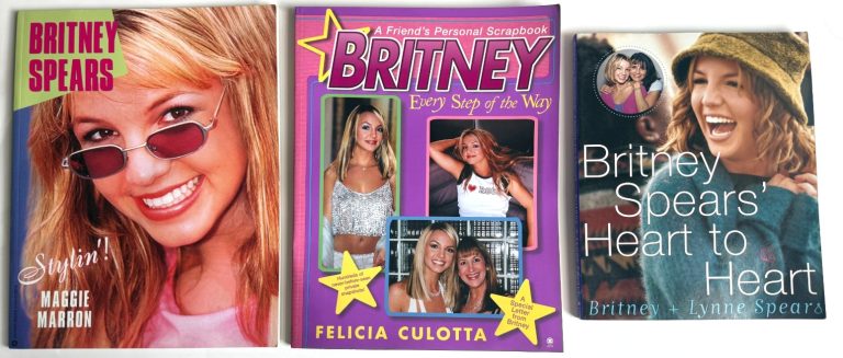 Britney Spears Book Lot of 3 Stylin’ Heart to Heart Every Step of the Way Y2K