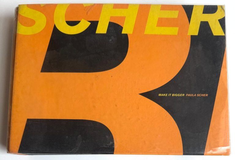 Paula Scher Make It Bigger First Edition Graphic Design Book Princeton Architect
