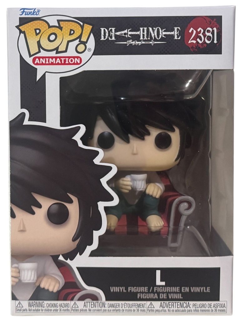 Funko Pop! Death Note L #2381 Madhouse Anime Manga Ohba Obata 2026 + Protector