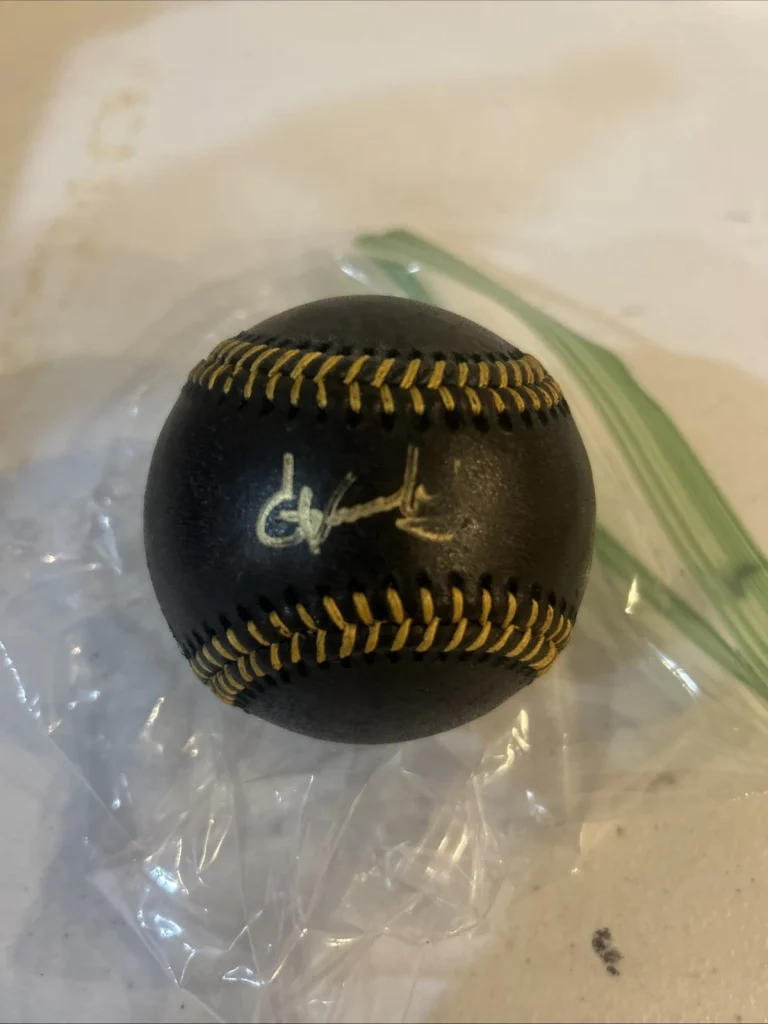 CLEVELAND INDIANS- GEORGE VALERA SIGNED AUTOGRAPH BASEBALL ROMLB JSA COA BALL