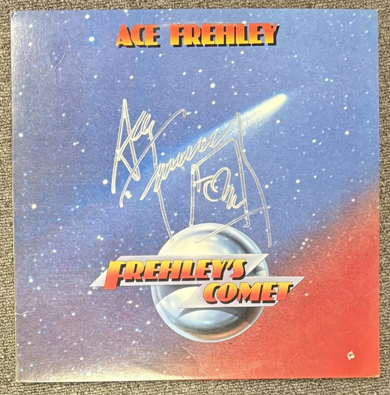 Ace Frehley Signed Auto Frehley's Comet Album JSA KISS Guitarist Solo Rock