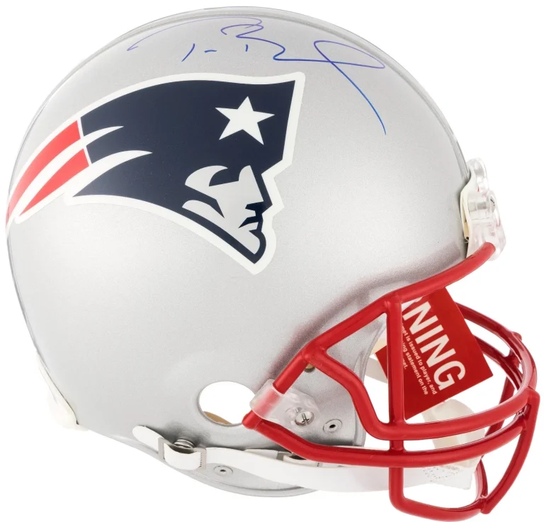 Tom Brady Signed Auto Riddell Proline Full Size New England Patriots Helmet GRAD