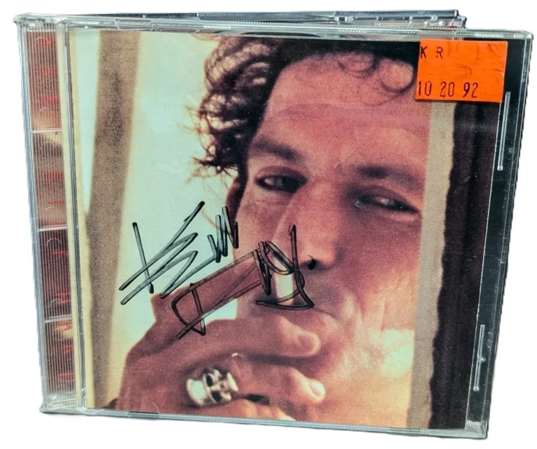 Keith Richards Signed Main Offender CD Rolling Stones JSA LOA