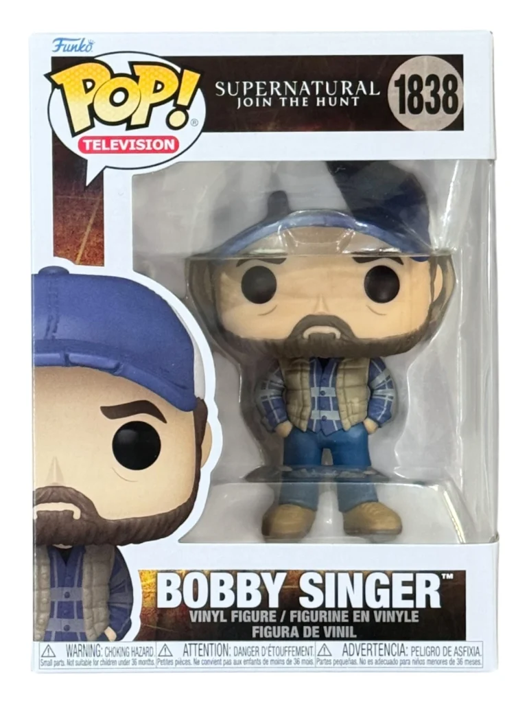 Funko Pop! Vinyl: Supernatural - Bobby Singer #1838 Television Figure +Protector