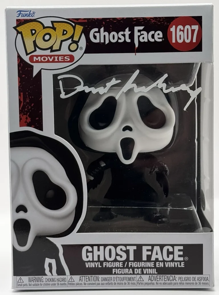 DERMOT MULRONEY SIGNED GHOST FACE SCREAM FUNKO POP JSA COA AUTOGRAPHED RARE
