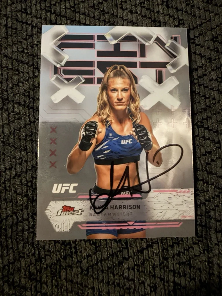 Kayla Harrison Signed Trading Card Autographed UFC MMA Fighting