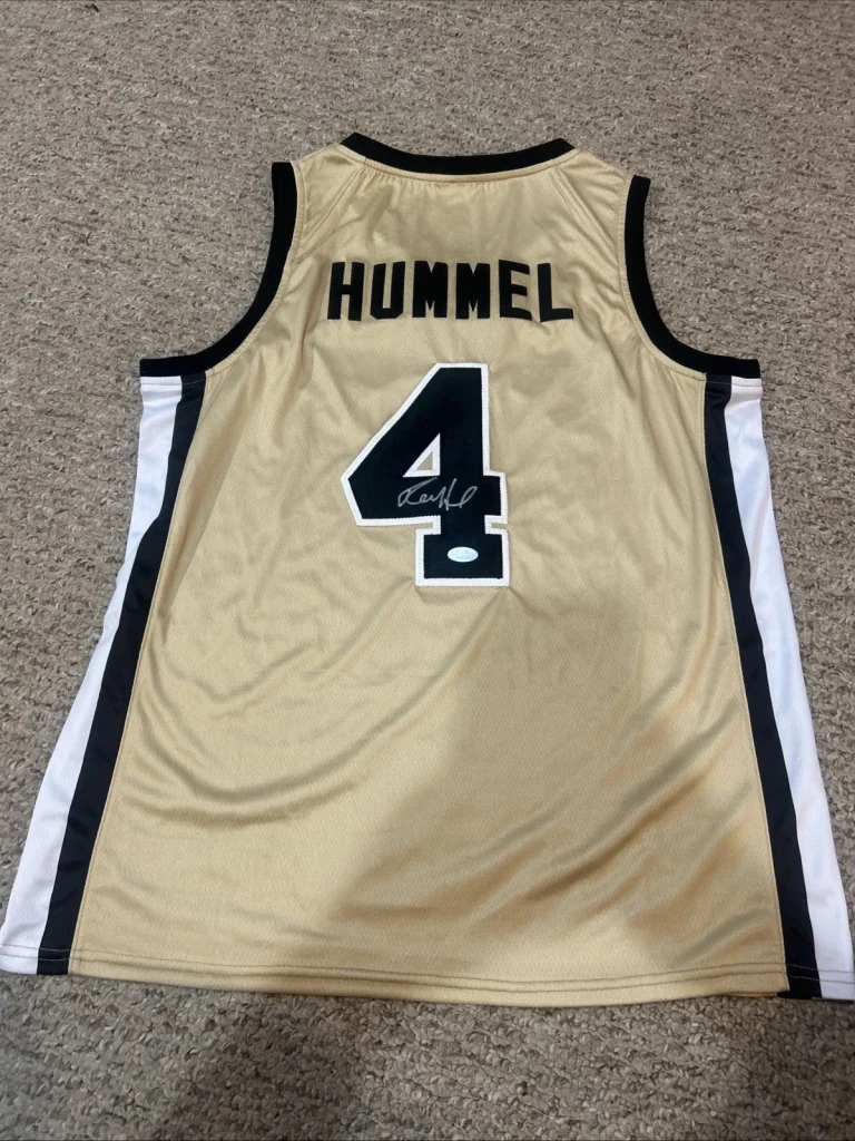 PURDUE BOILERMAKERS- ROBBIE HUMMEL SIGNED AUTOGRAPH JERSEY PSA COA BASKETBALL
