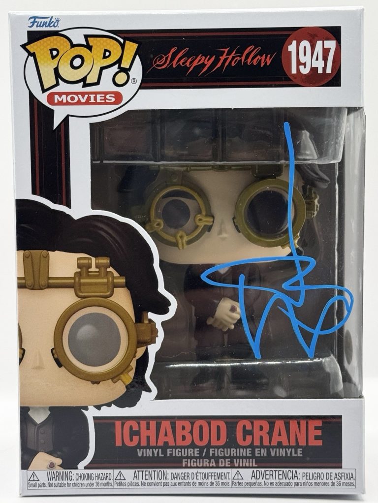 Sleepy Hollow Johnny Depp Signed Ichabod Crane Funko Pop #1947 JSA COA Autograph