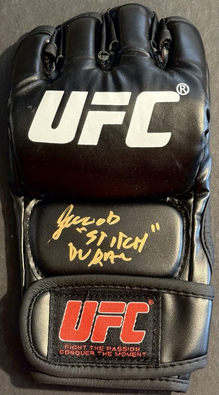 Jacob “Stitch” Duran Signed Autographed UFC Fight Glove PSA/DNA COA