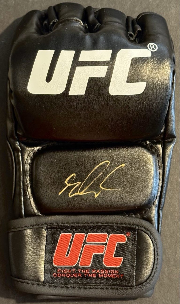 Gable Steveson Signed Autographed UFC Fight Glove PSA/DNA COA