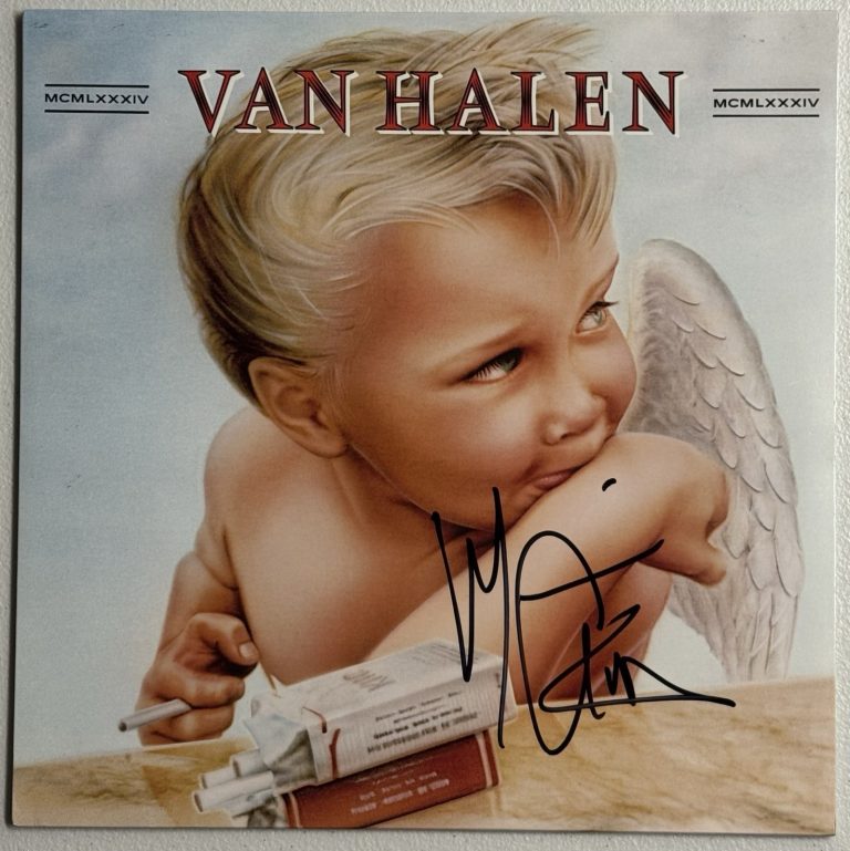 Michael Anthony Signed Van Halen 1984 Vinyl Record LP PSA/DNA