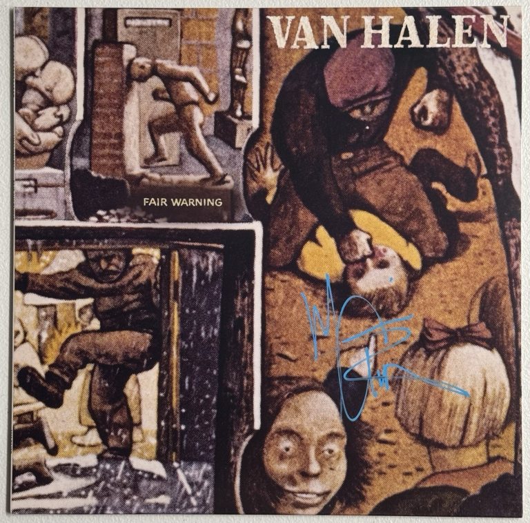 Michael Anthony Signed Van Halen “Fair Warning” Vinyl Record LP PSA/DNA