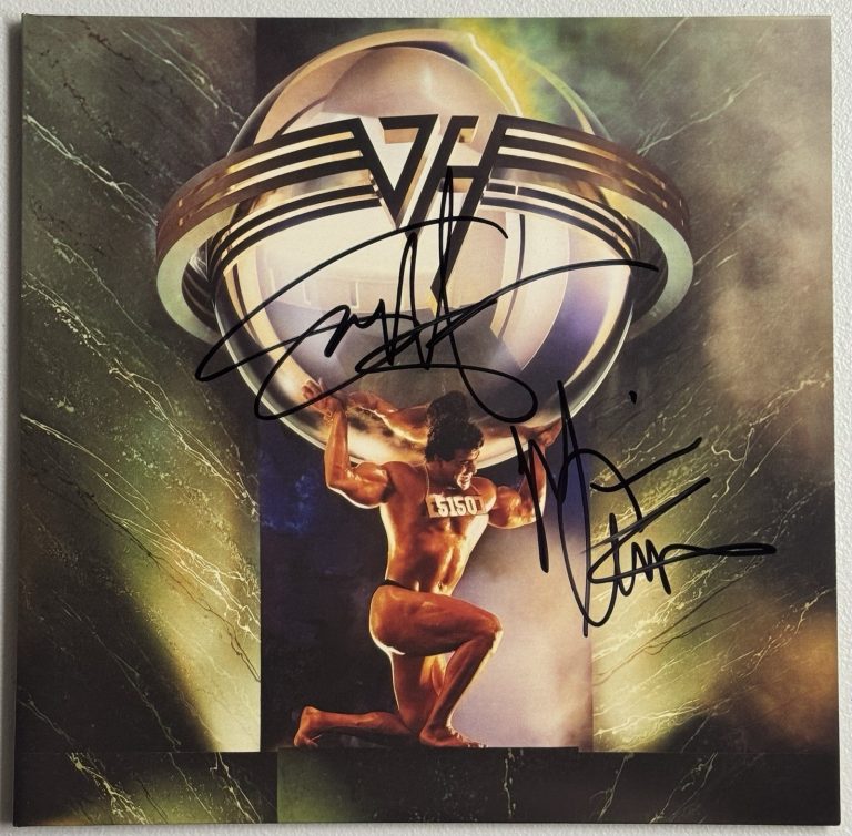 Sammy Hagar & Michael Anthony Signed Van Halen 5150  Vinyl PSA/DNA