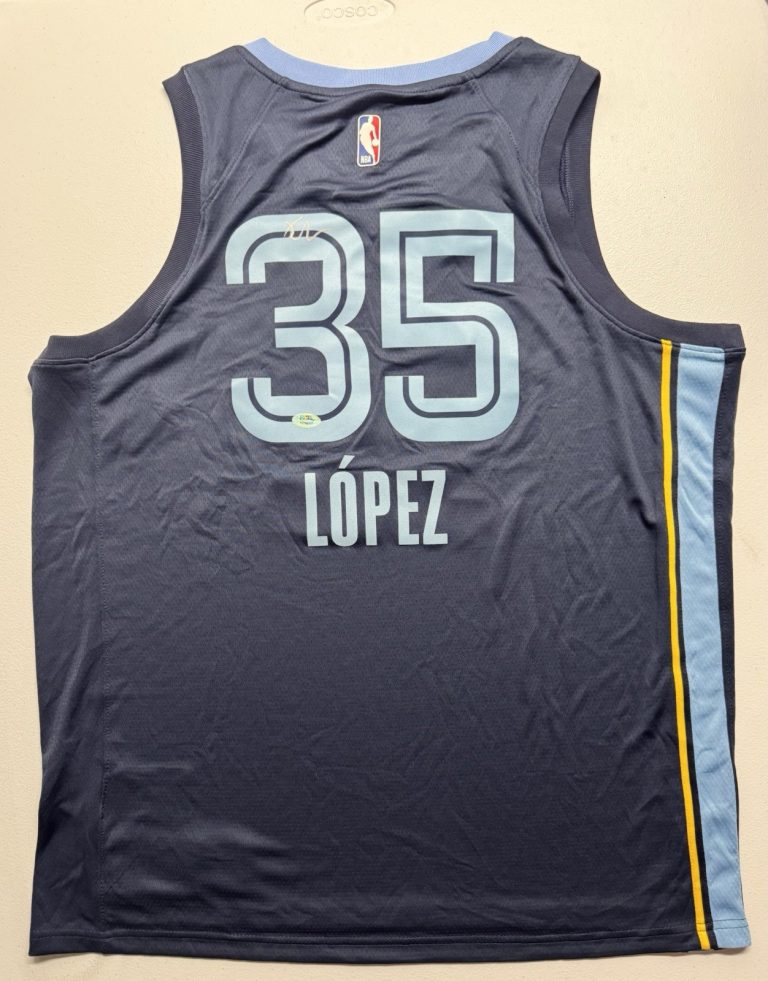 Karim Lopez Signed Autographed Memphis Grizzlies Jersey PSA/DNA COA