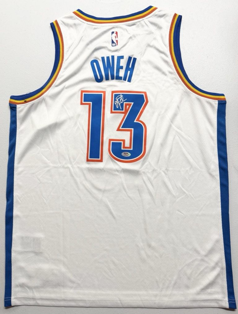 Otega Oweh Signed Autographed Oklahoma City Thunder Jersey PSA/DNA COA