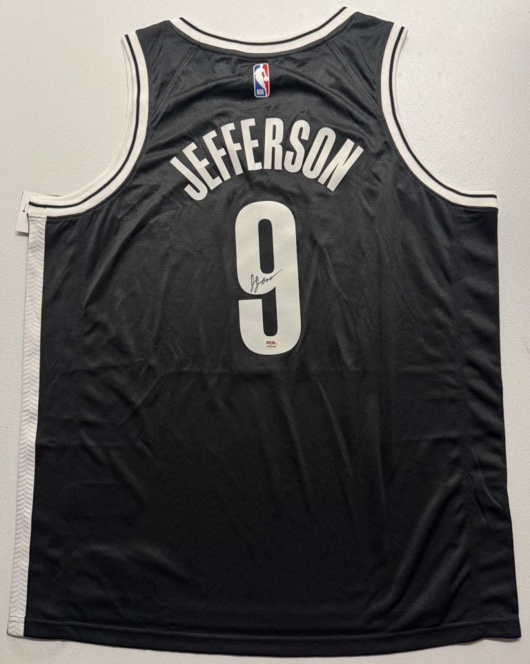 Joshua Jefferson Signed Autographed Brooklyn Nets Jersey PSA/DNA COA