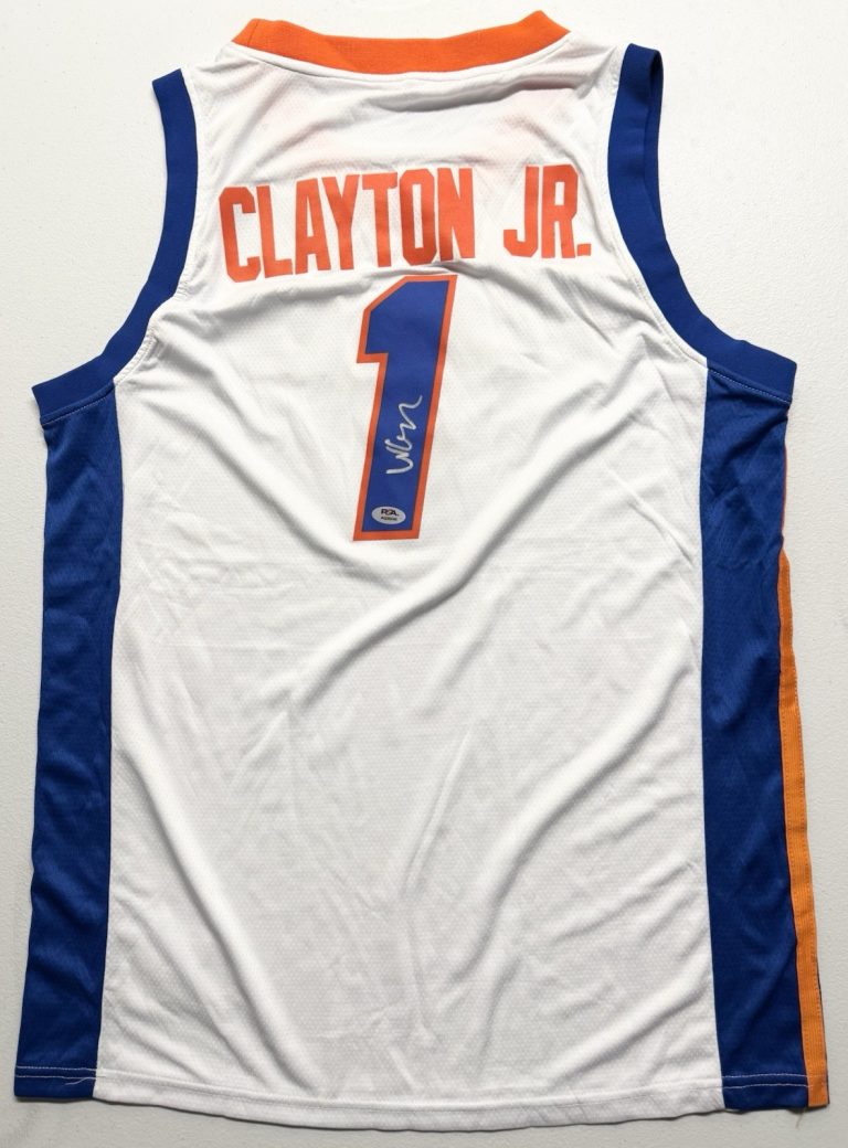 Walter Clayton Jr Signed Autographed Florida Gators Jersey PSA/DNA COA Champs