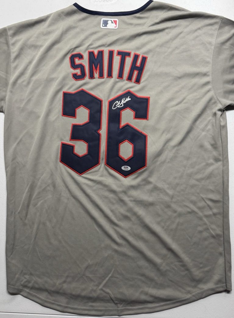 Cade Smith Signed Autographed Cleveland Guardians Jersey PSA/DNA Coa