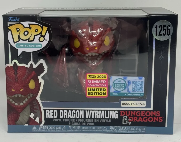 Funko Pop! Red Dragon Wyrmling #1256 SDCC 2026 SDCC LE Shared 8000Pcs +Protector