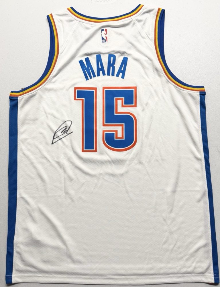 Aday Mara Signed Autographed Oklahoma City Thunder Jersey PSA/DNA COA