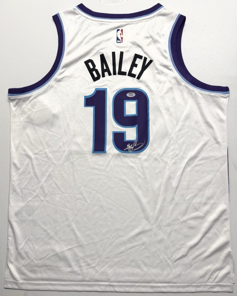 Ace Bailey Signed Autographed Utah Jazz Jersey PSA/DNA COA