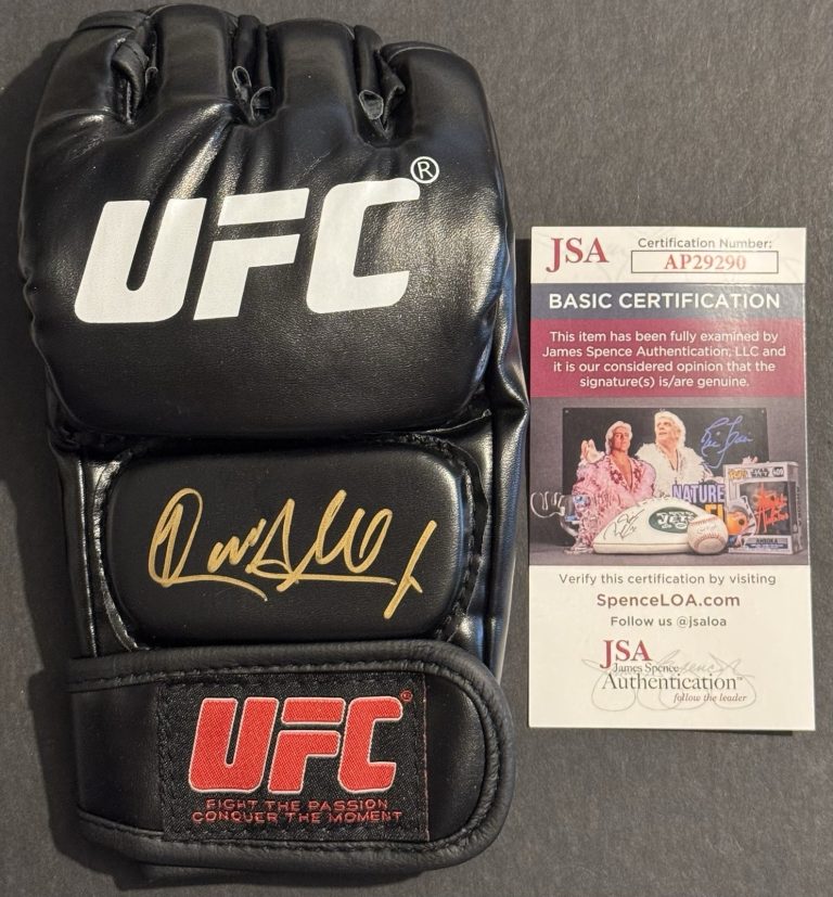 Jose Aldo Signed Autographed UFC Fighter Glove JSA COA