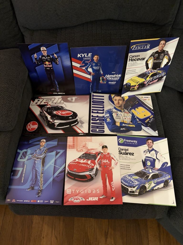 28 Different 2026 NASCAR Cup Promo/Hero Card Lot Carson Hocevar Chase Elliott