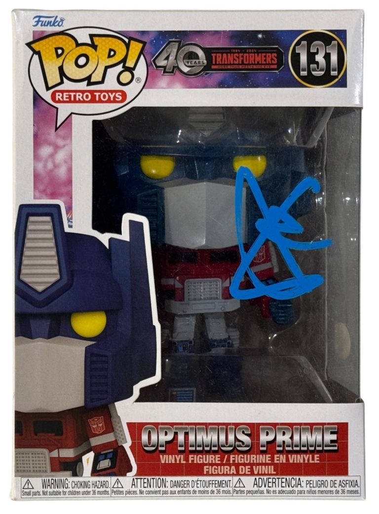 Shia LaBeouf Signed Transformers Optimus Prime Funko Pop #131 Autograph ACOA