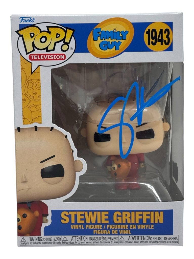 Seth MacFarlane Signed Family Guy Stewie Griffin Funko Pop #1943 Autograph BAS