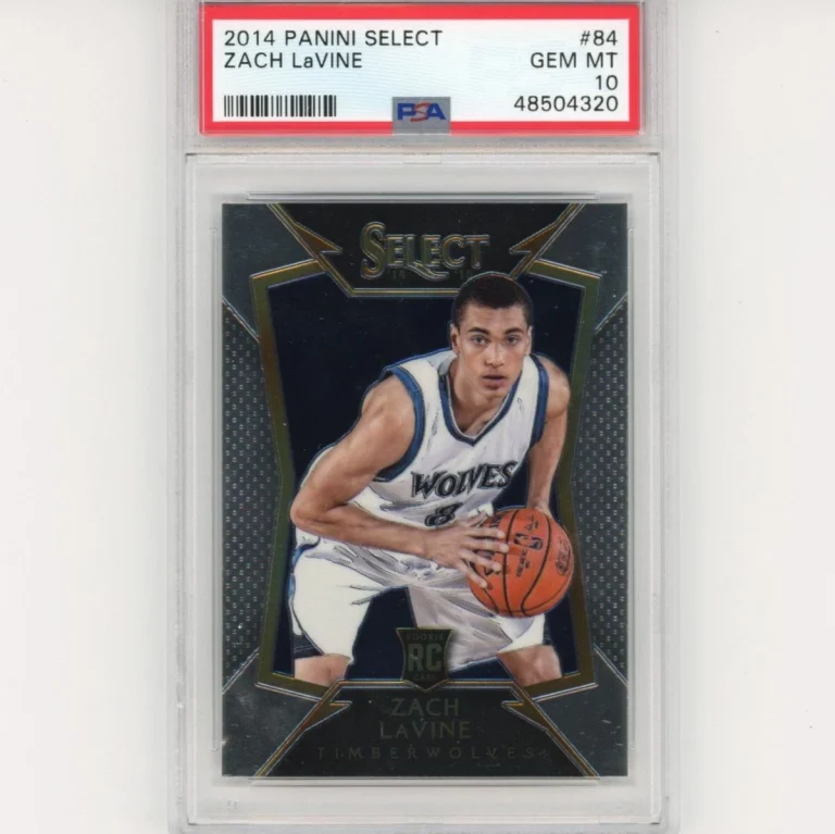 Graded 2014-15 Panini Select ZACH LAVINE #84 Rookie RC Basketball Card PSA 10