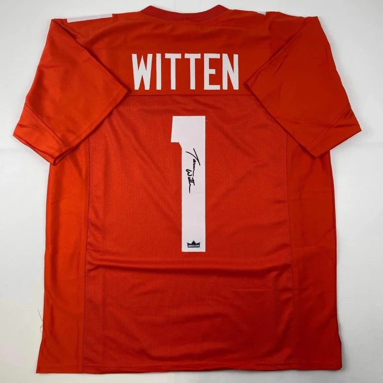 Facsimile Autographed Jason Witten Tennessee Reprint Laser Jersey Men's XL