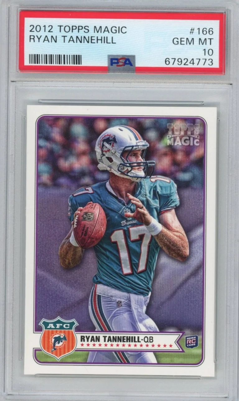 Graded 2012 Topps Magic Ryan Tannehill #166 Rookie RC Card PSA 10 Gem Mint