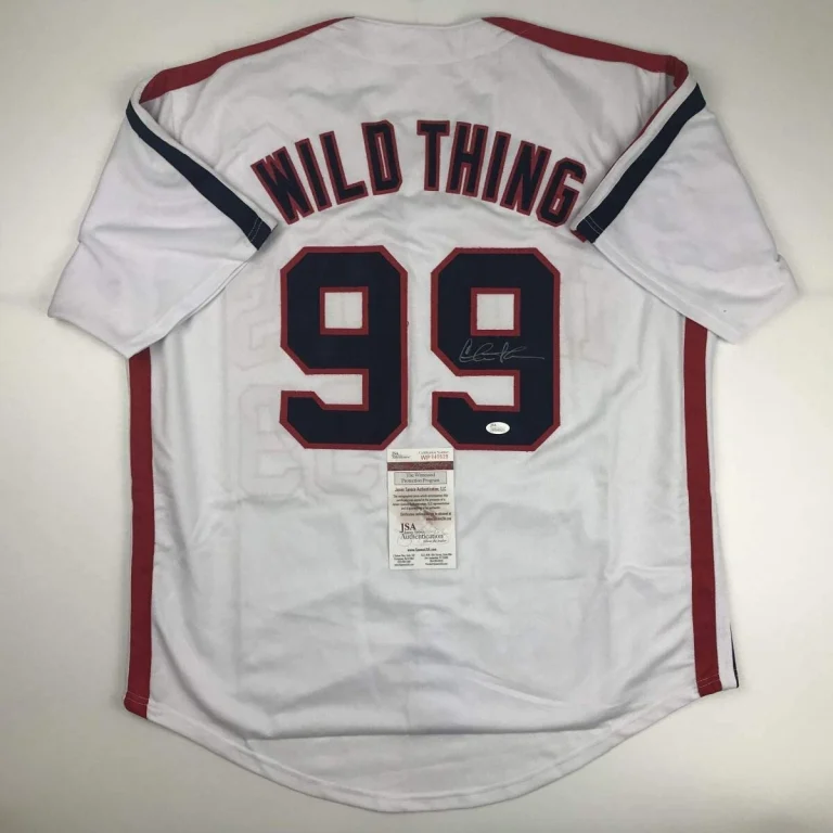 Autographed/Signed Charlie Sheen Wild Thing Ricky Vaughn Major League Movie Base