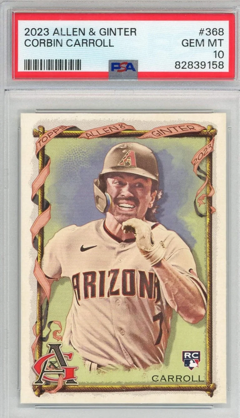 Graded 2023 Allen & Ginter Corbin Carroll #368 Rookie RC Baseball Card PSA 10