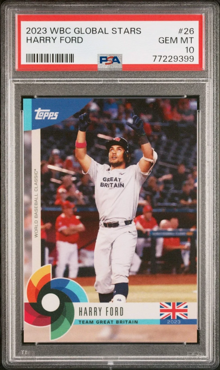 Graded 2023 Topps WBC Global Stars Harry Ford #26 Rookie RC Baseball Card PSA 10