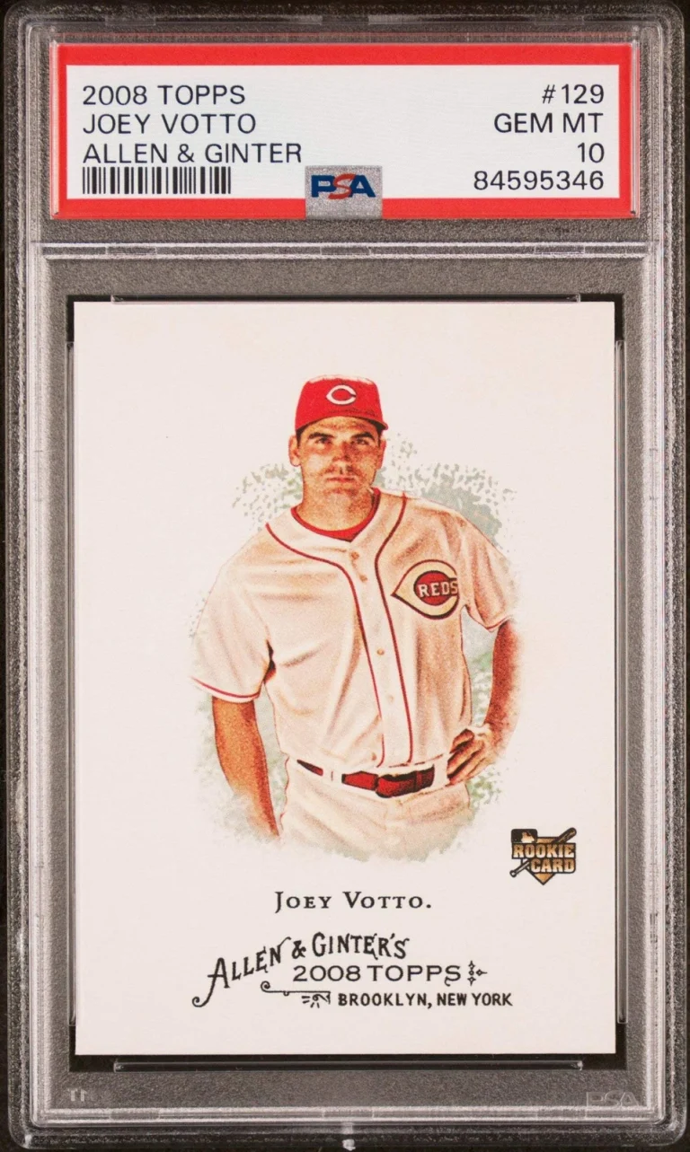Graded 2008 Topps Allen & Ginter Joey Votto #129 Rookie RC Baseball Card PSA 10