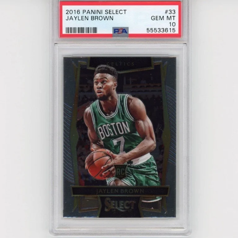 Graded 2016-17 Panini Select Jaylen Brown #33 Rookie RC Basketball Card PSA 10 G