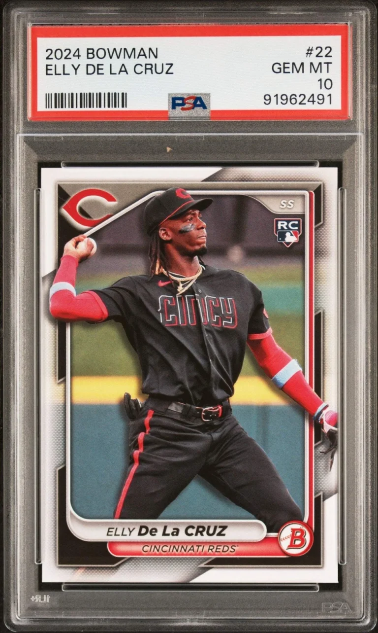Graded 2024 Topps Bowman Elly De La Cruz #22 Rookie RC Baseball Card PSA 10 Gem