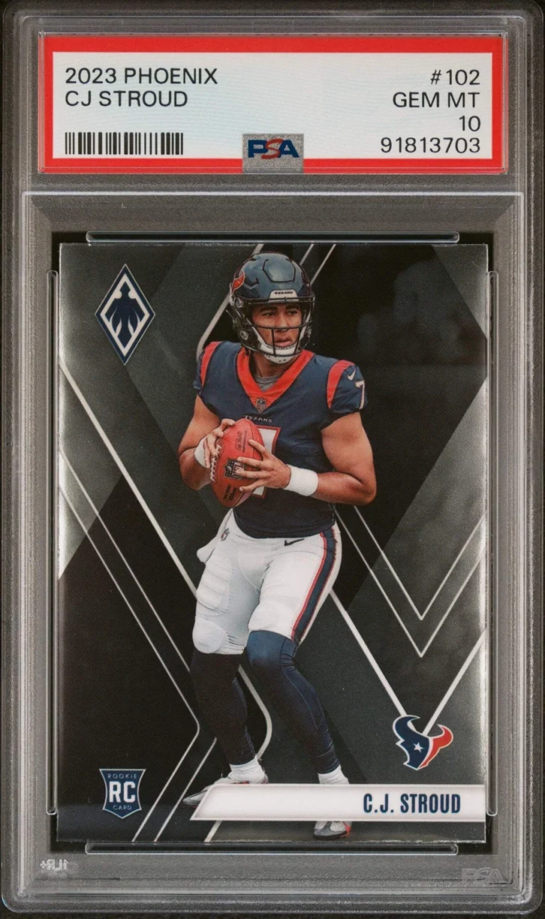 Graded 2023 Panini Phoenix CJ Stroud #102 Rookie RC Football Card PSA 10