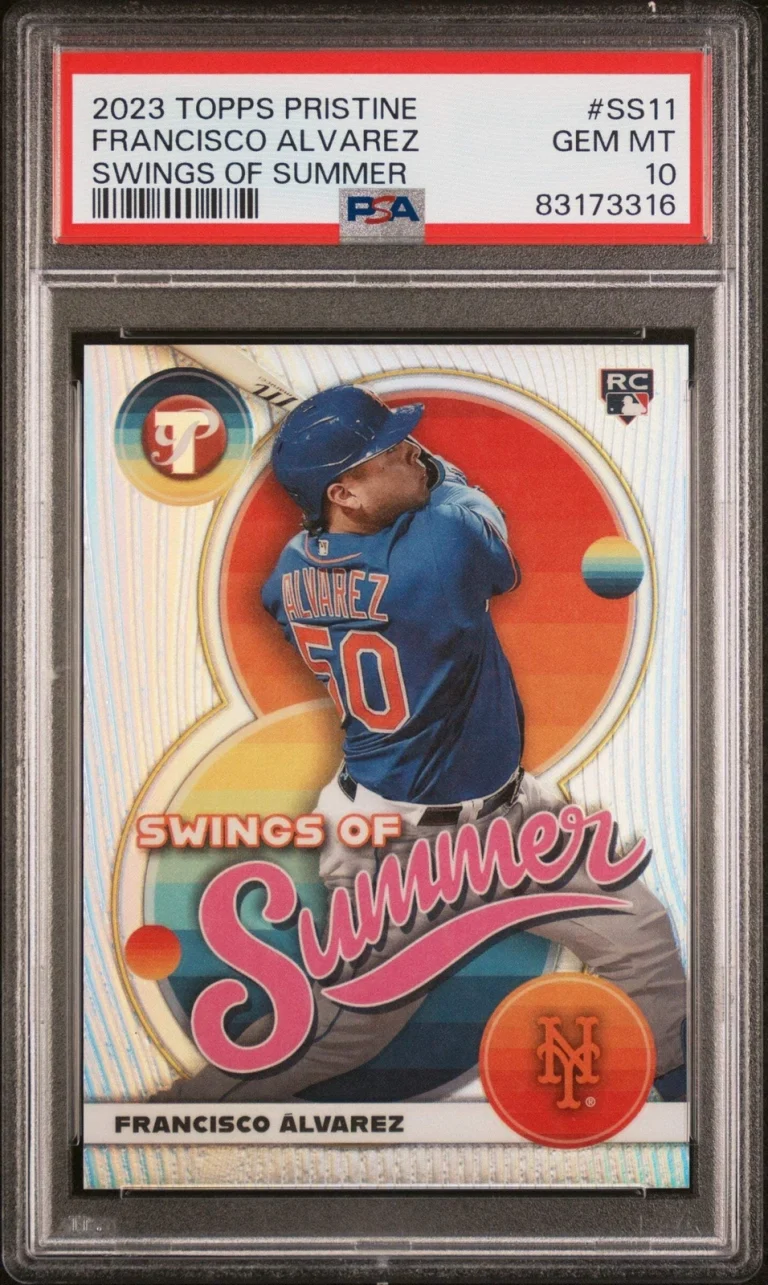 Graded 2023 Topps Pristine Francisco Alvarez #SS11 Summer Baseball Card PSA 10
