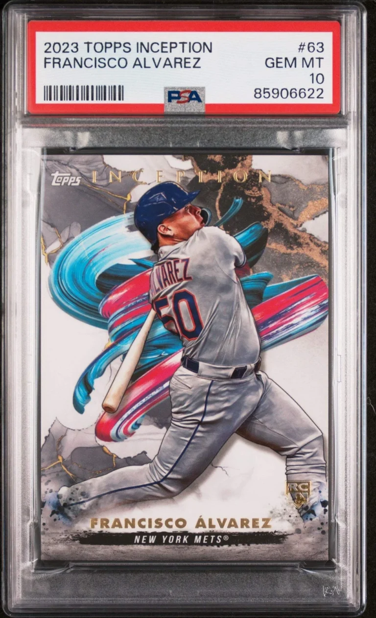 Graded 2023 Topps Inception Francisco Alvarez #63 Rookie RC Baseball Card PSA 10