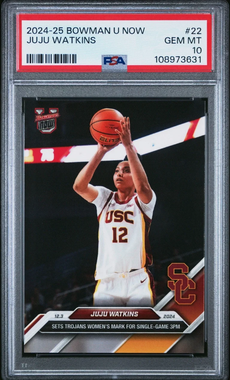 Graded 2024 Topps Bowman U Now JuJu Watkins #22 Rookie RC Basketball Card PSA 10