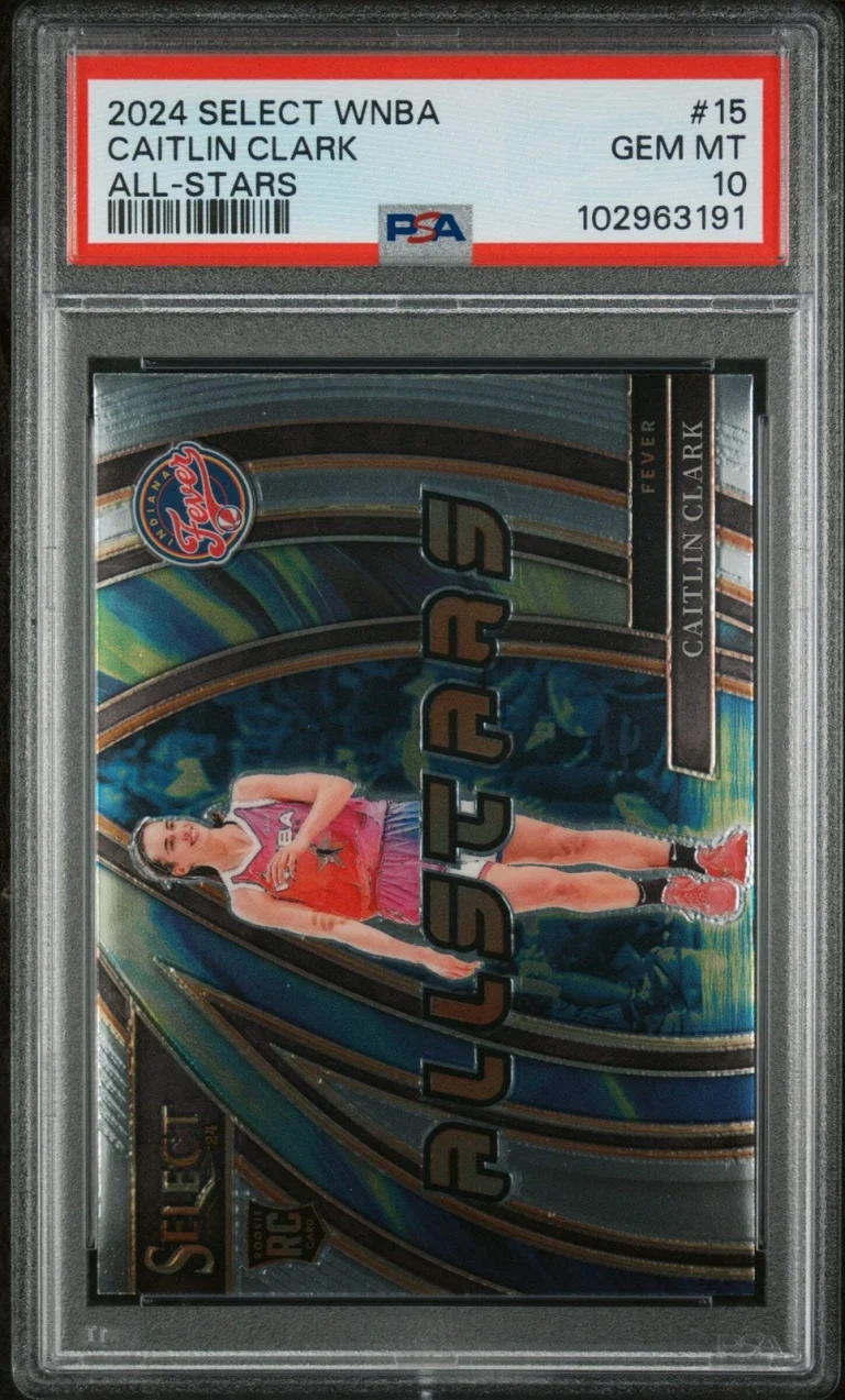 Graded 2024 Panini Select Caitlin Clark #15 All-Stars Rookie RC Card PSA 10 Mint