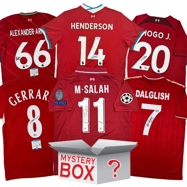 Liverpool F.C. Autographed/Signed Soccer Jersey Mystery Box PSA JSA Beckett COA