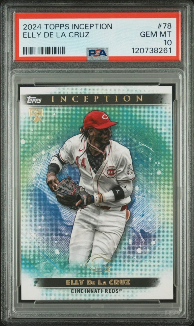 Graded 2024 Topps Inception Elly De La Cruz #78 Rookie RC Baseball Card PSA 10
