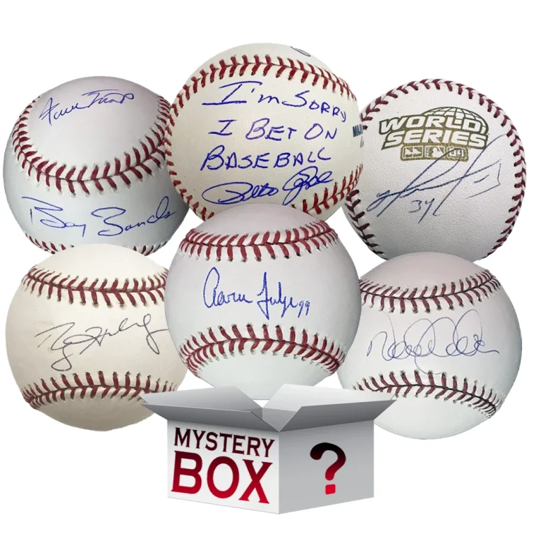 Autographed/Signed Rawlings Official MLB Baseball Mystery Box with COA