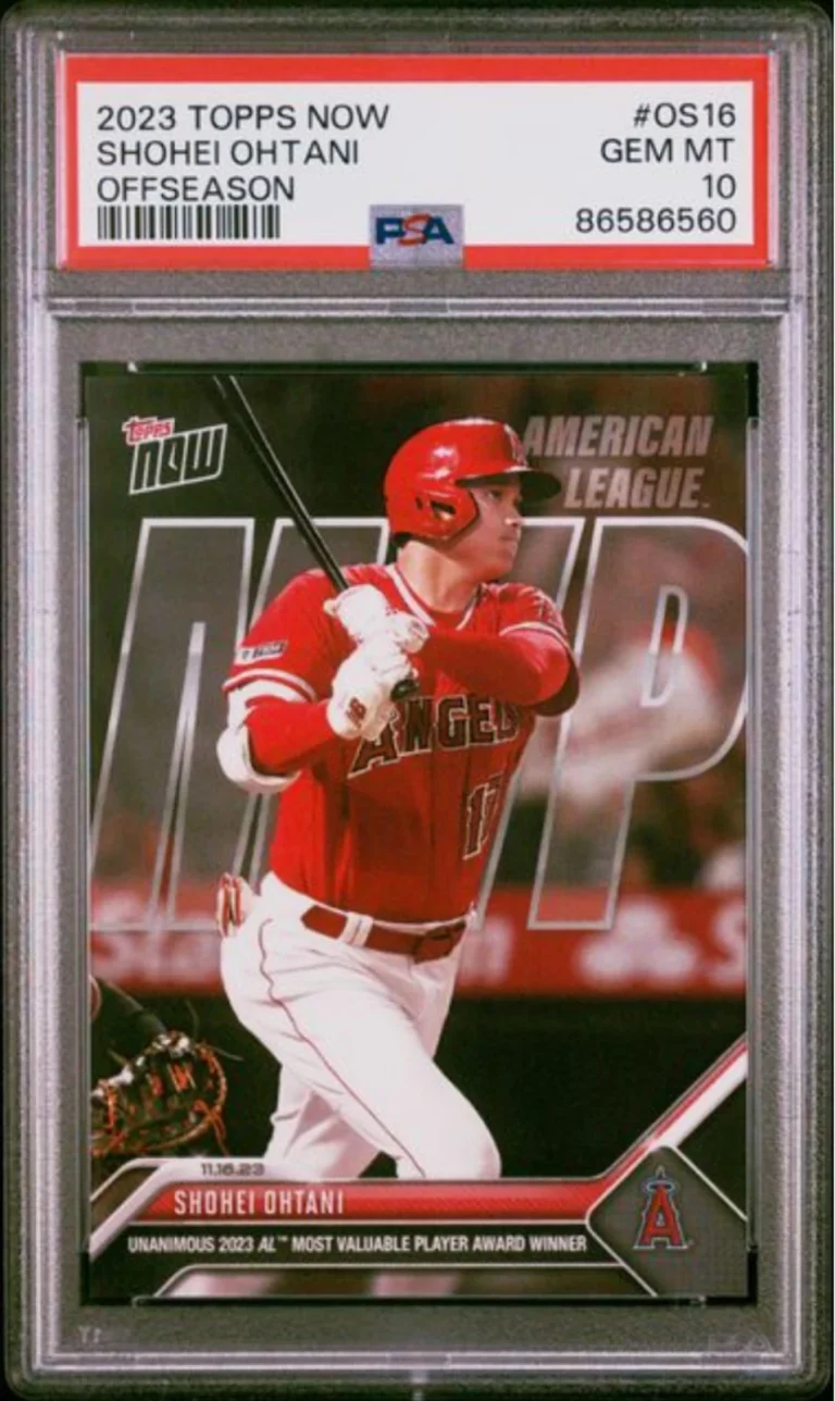Graded 2023 Topps Now Shohei Ohtani #OS16 Offseason Baseball Card PSA 10