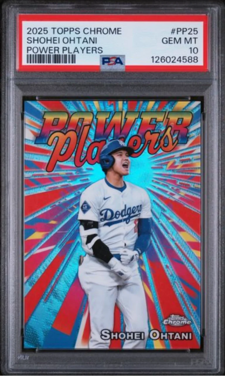 Graded 2025 Topps Chrome Shohei Ohtani #PP25 Power Players Card PSA 10 Gem Mint
